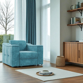 Кресло Брайт (бирюзовое)