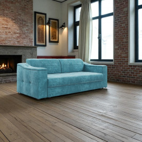 Прямой диван Брайт П-01 (бирюзовый)